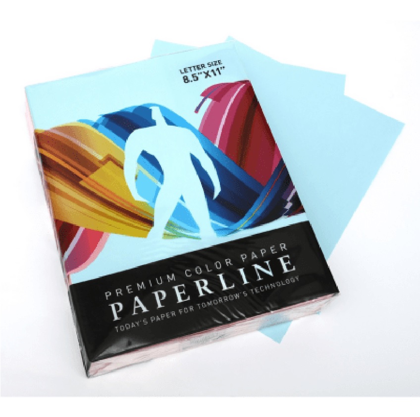 PAPEL FOTOCOPIA DIAZOL COLOR OFICIO CELESTE 500 HOJAS