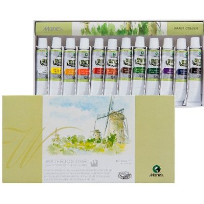 ACUARELA DE 12 COLORES EN TUBO REF. E1336B ( 12-60