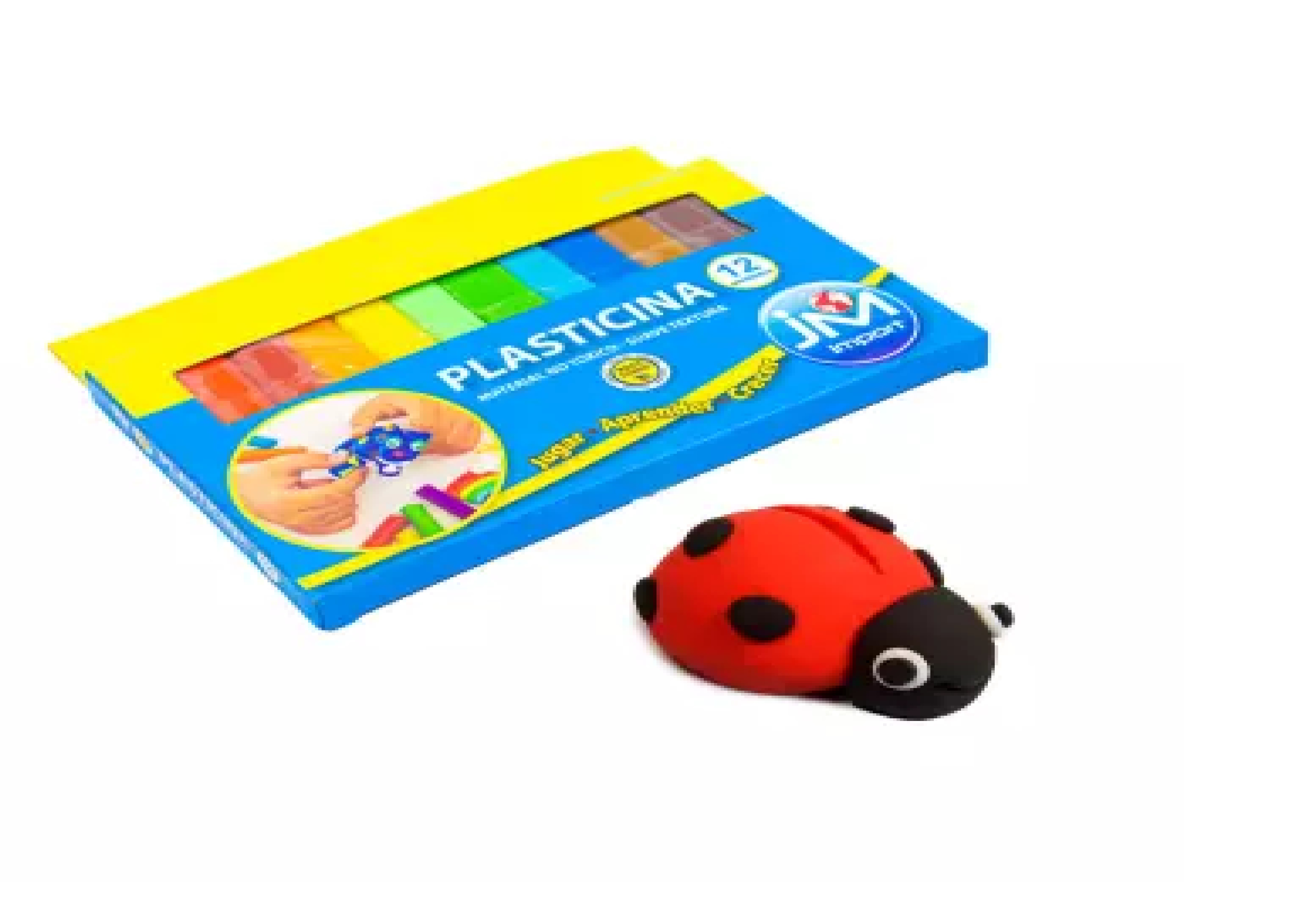 PLASTICINA 12 COLORES EN CAJA REF MF-36 (10-80)