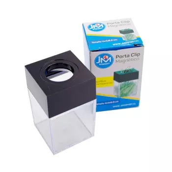 PORTA CLIP CUADRADO ACRÍLICO 4 X 4 X7CM(24-288).