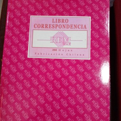 LIBRO DE CORRESPONDENCIA REM MAX 200 HOJAS