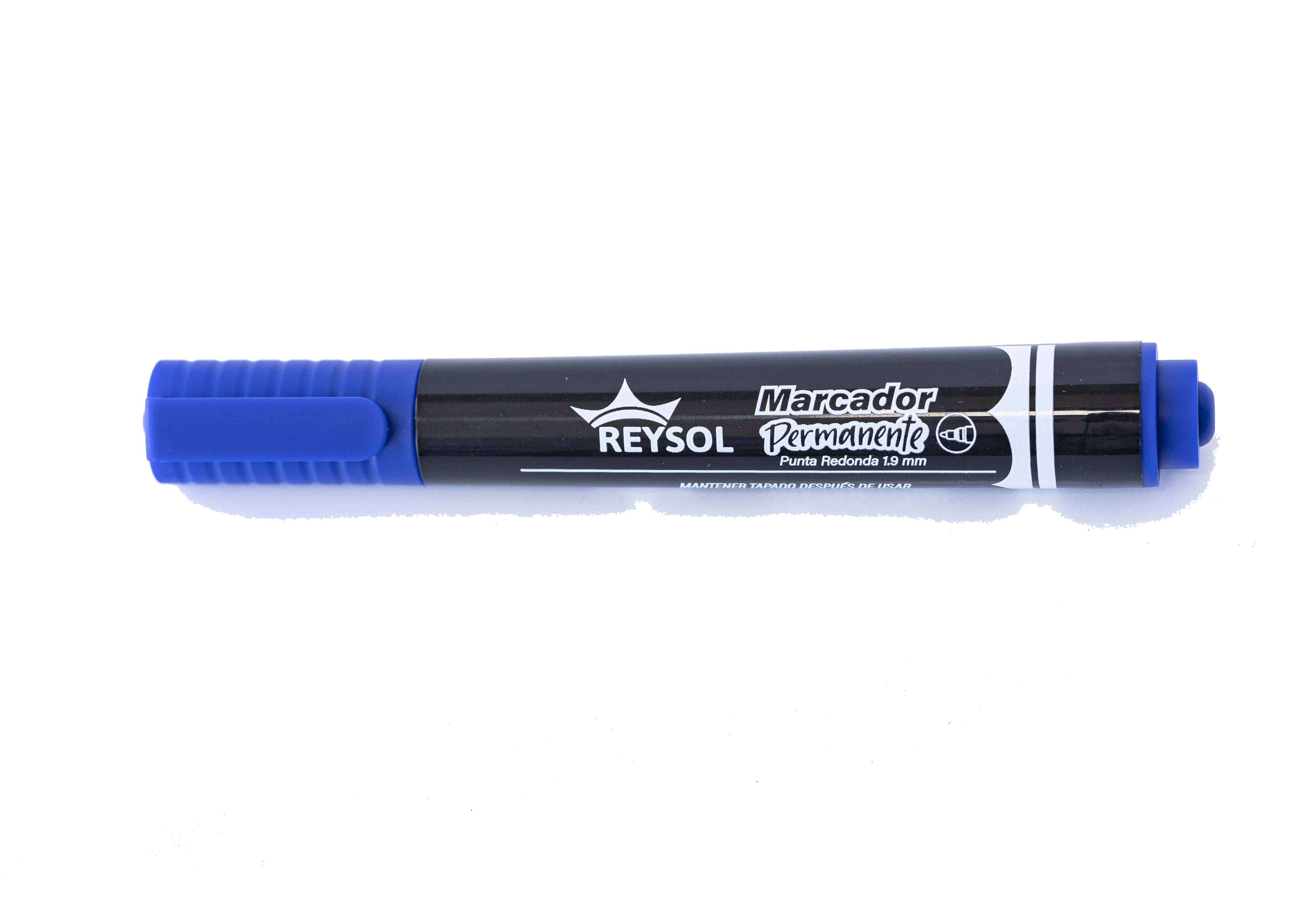 CAJA MARCADOR PERMAN. AZUL 12 UNIDADES REYSOL