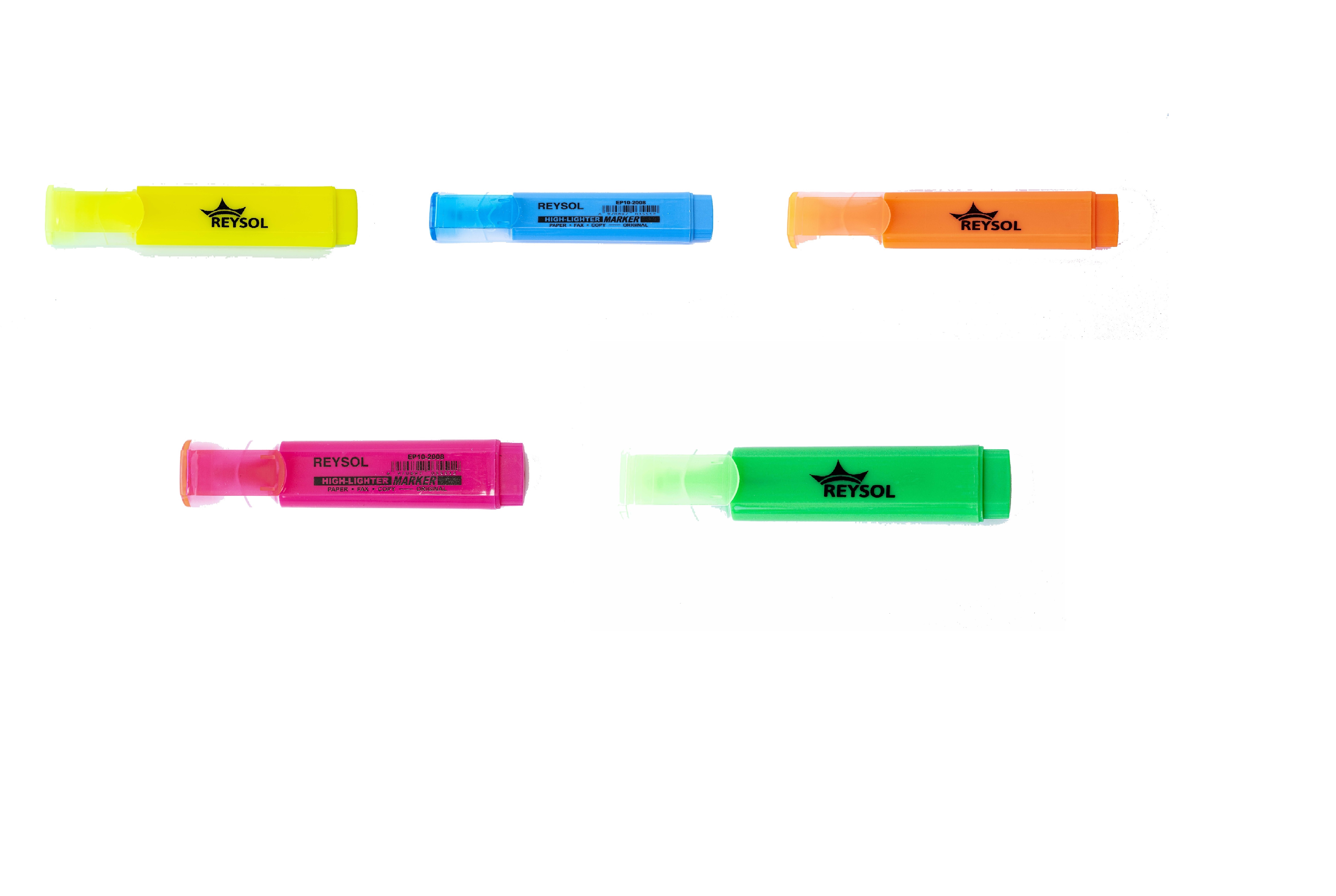 DESTACADOR PUNTA BISELADA REYSOL DISTINTOS COLORES HIGH BRILLANT
