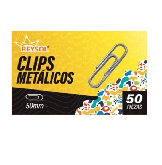 CLIP METALICO REYSOL 50 MM 100 UNIDADES