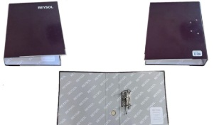 CARPETA CON ARCHIVADOR ARCHIVADOR OFICIO ANCHO REYSOL BURDEO PARA ARMAR