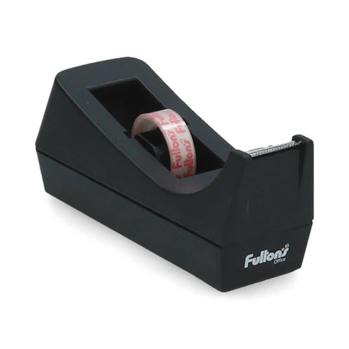 DISPENSADOR CINTA ADHESIVA ESCRITORIO NEGRO F38 - FULTONS