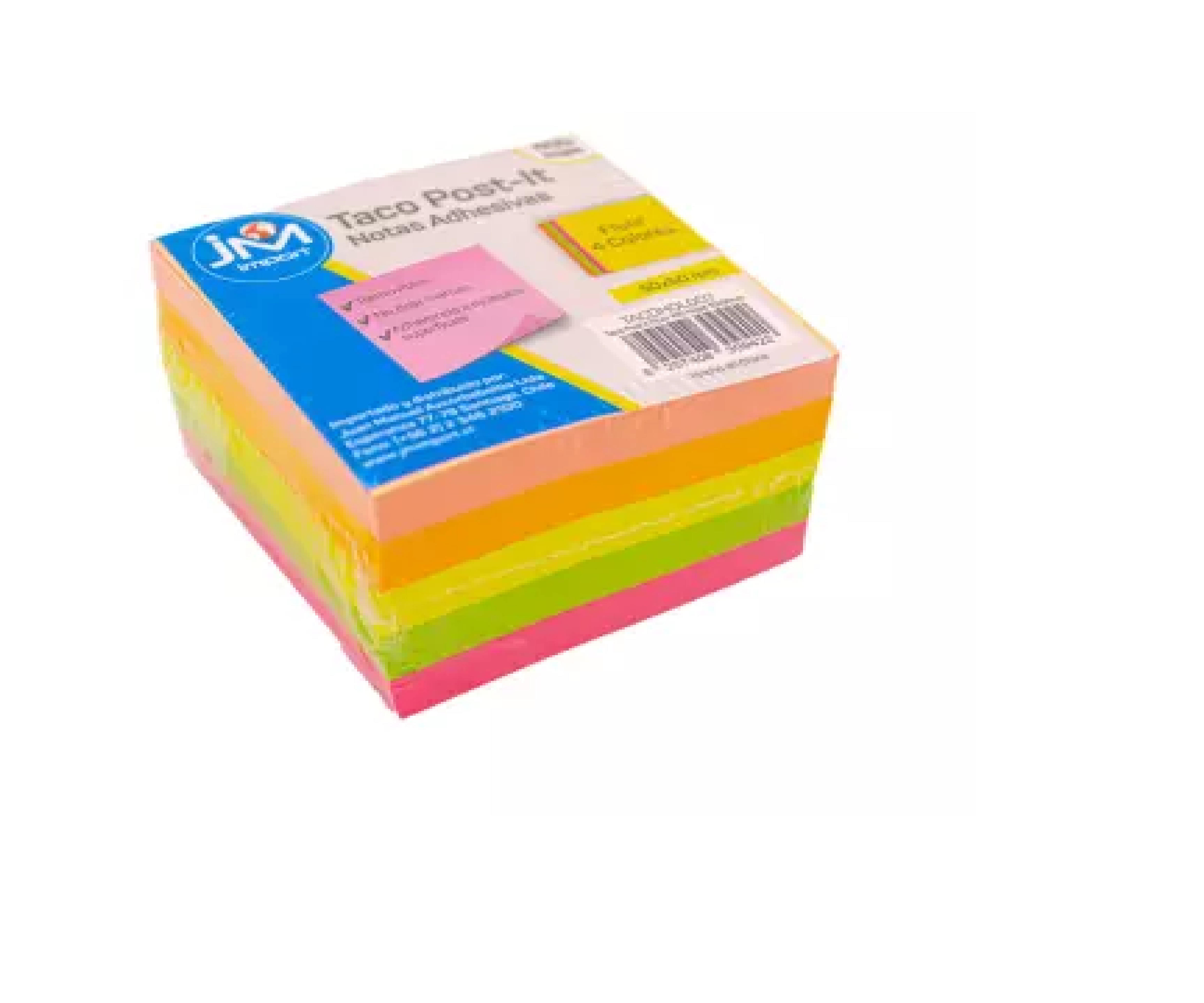TACO POST IT NEON 400 HJS 5 X 5 CM (12-192)