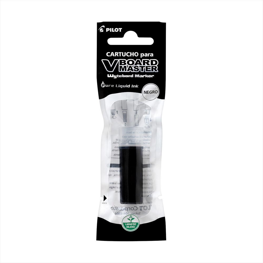 CARTUCHO VBOARD MASTER NEGRO PILOT PRECIO X 1 UNIDAD