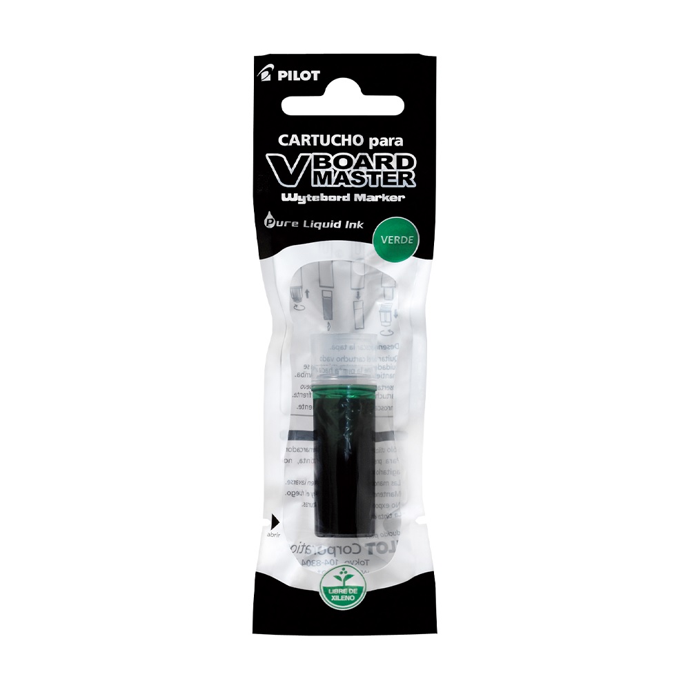 CARTUCHO VBOARD MASTER VERDE PILOT PRECIO X 1 UNIDAD