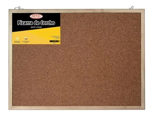 PIZARRA DE CORCHO ARTEL. MEDIDAS 45X60 CM
